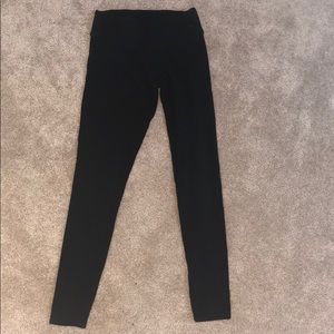 Pink extra small black leggings